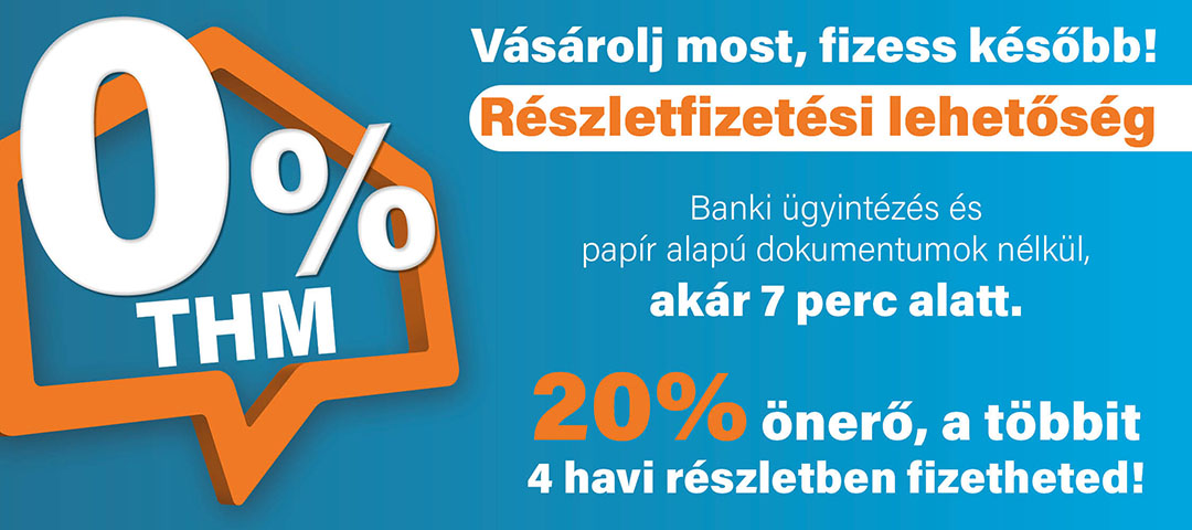 Részletfizetés, 0% THM-mel a Buildox Kft-nél
