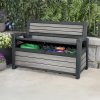 Decocoat műanyag kerti pad/tároló 227 L