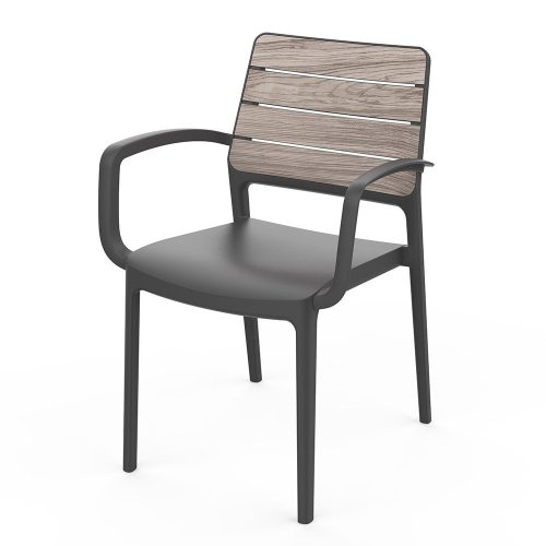 Porto kartámaszos műanyag kerti szék