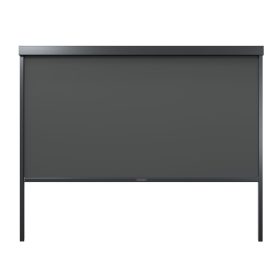 LUXE kézi napellenző 270x218cm, 3 m-ig antracit