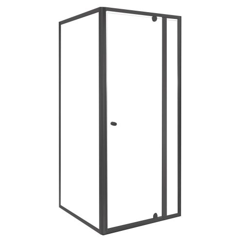 Flexi 80x80 cm sarokba szerelhető szögletes zuhanykabin zuhanytálca nélkül