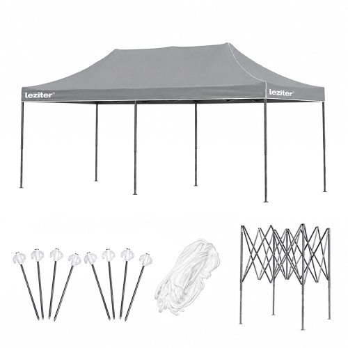 Összecsukható kerti pavilon 3x6 m