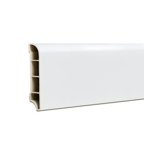 Vinyl SPC padlószegély Snow white 2400x60x12 mm