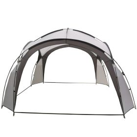 Szürke kerti pavilon 3,5x3,5 m