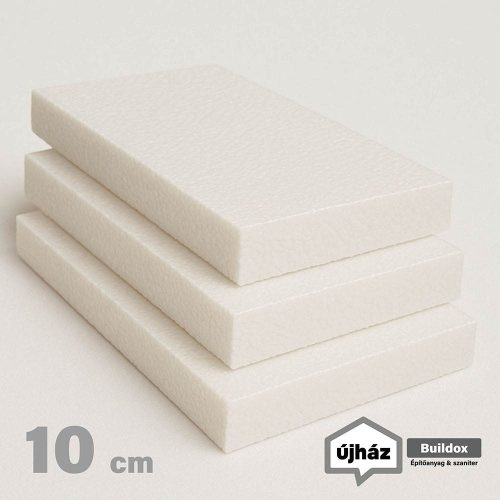 EPS-80 homlokzati hőszigetelő polisztirol lemez 10 cm vastag (50x100 cm)