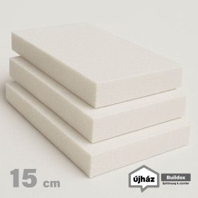   EPS-80 homlokzati hőszigetelő polisztirol lemez 15 cm vastag (50x100 cm)