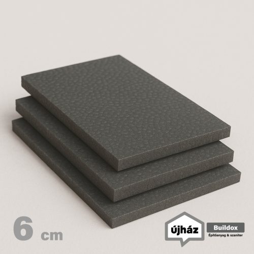 EPS-80 grafitos homlokzati hőszigetelő polisztirol lemez 6 cm vastag (50x100 cm)