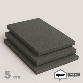   EPS-80 grafitos homlokzati hőszigetelő polisztirol lemez 5 cm vastag (50x100 cm)