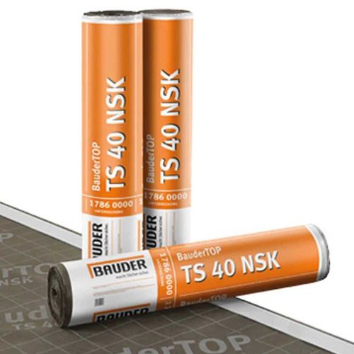 Bauder Top TS 40 NSK Bitumenes alátéthéjzati lemez 1x40 m 40m2/tekercs (20 tekercs/raklap)