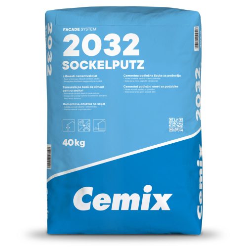 Cemix Sockelputz Lábazati cementvakolat 5-15 mm 40 kg (30 zsák/raklap)