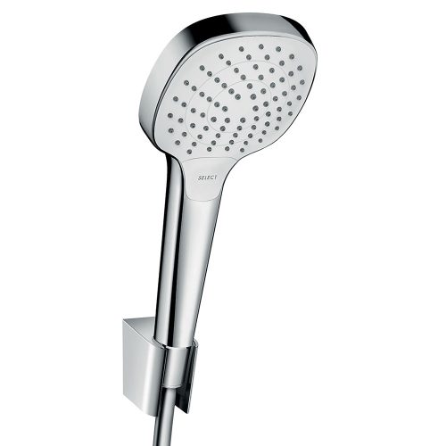 Hansgrohe Croma Select E Kádszett kézizuhannyal, 125 cm-es zuhanycsővel, és zuhanytartóval, króm