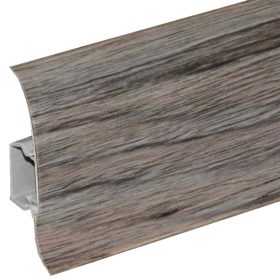   Salag NGF 56 mm PVC parketta szegélyléc gumis szegéllyel 2,50 m / szál Vintage