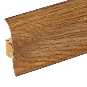   Salag NGF 56 mm PVC parketta szegélyléc gumis szegéllyel 2,50 m / szál Argos tölgy