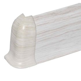   Salag NG 56 mm PVC parketta szegélyléc külső sarokelem Patina Juharfa