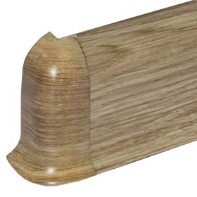   Salag NG 56 mm PVC parketta szegélyléc külső sarokelem Olasz fenyő