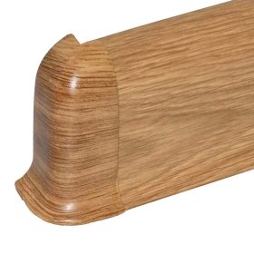   Salag NG 56 mm PVC parketta szegélyléc külső sarokelem Natúr burbon tölgy