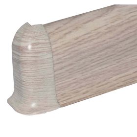   Salag NG 56 mm PVC parketta szegélyléc külső sarokelem Spártai tölgy