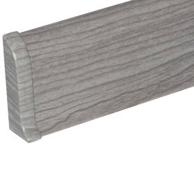   Salag NG 56 mm PVC parketta szegélyléc végzáró elem jobbos Kőrisfa