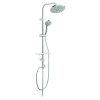 Ferro Rondo Lux Zuhanyszett kézi- és fejzuhannyal, és zuhanytartó rúddal, króm