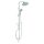 Ferro Rondo Lux Zuhanyszett kézi- és fejzuhannyal, és zuhanytartó rúddal, króm