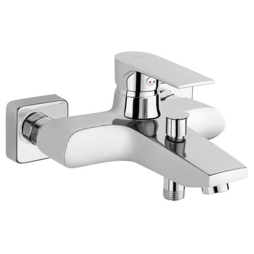 Ferro Algeo Square Kádcsaptelep zuhanyszett nélkül, króm