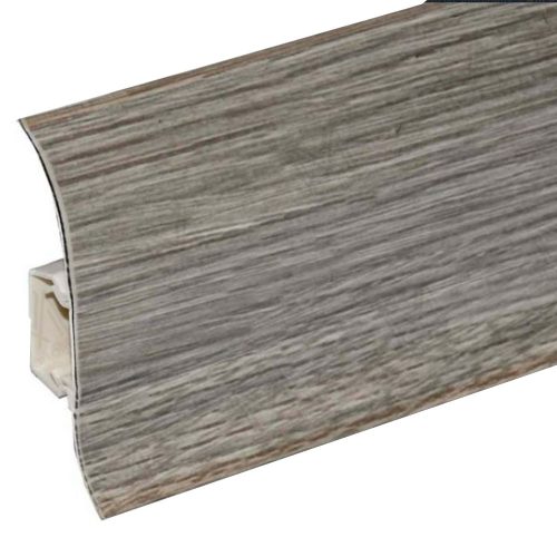 Salag NGF 56 mm PVC parketta szegélyléc gumis szegéllyel 2,50 m / szál Urban Legend