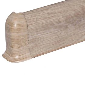   Salag NG 56 mm PVC parketta szegélyléc külső sarokelem Burgundi tölgy