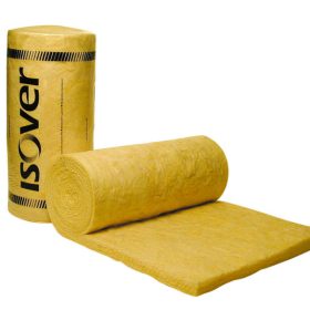   Isover Akusto 50 Twin Válaszfal hangszigetelő üveggyapot filc (2x)50x(2x)600x7500 mm 18 m2/csomag