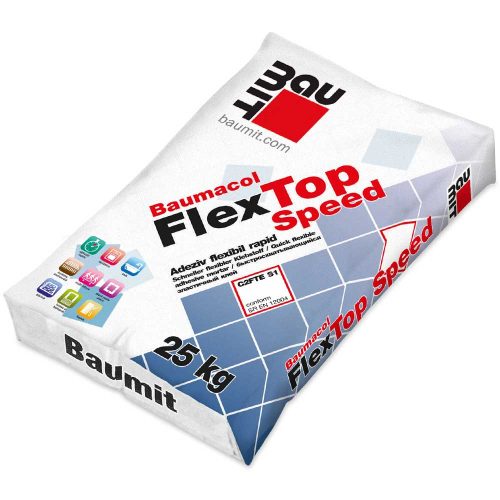 Baumit Baumacol FlexTop S1 vékonyágyas burkolatragasztó 25kg (48 zsák/raklap)