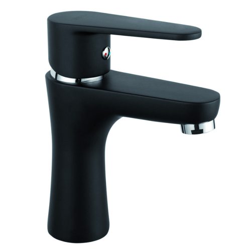 Ferro Algeo Mosdócsaptelep, egykaros, automata leeresztővel, fekete