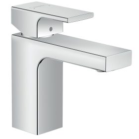   Hansgrohe Vernis Shape Egykaros mosdócsaptelep 100, automata lefolyógarnitúrával, króm