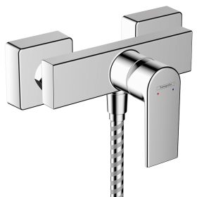   Hansgrohe Vernis Shape Egykaros zuhanycsaptelep falsíkon kívüli szereléshez, króm