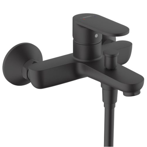 Hansgrohe Vernis Blend Egykaros kádcsaptelep falsíkon kívüli szereléshez, matt fekete