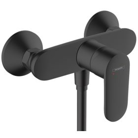   Hansgrohe Vernis Blend Egykaros zuhanycsaptelep falsíkon kívüli szereléshez, matt fekete