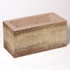 Leier Modern Kerítéskő normálkő satírozott natúr bézs-barna 40x20x20 cm (40 darab/raklap)