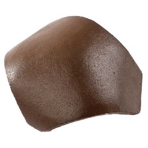 újház - Leier - Toscana Lux Matt beton hármas elosztó kúpcserép (rögzítőkapoccsal) barna (40 darab/raklap)