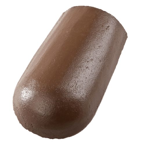 újház - Leier - Toscana Lux Matt beton kezdő kúpcserép (rögzítőkapoccsal) barna (48 darab/raklap)