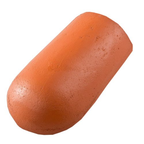 újház - Leier - Toscana Lux Matt beton kezdő kúpcserép (rögzítőkapoccsal) téglavörös (48 darab/raklap)