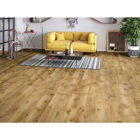 Classen Story PRÉMIUM AQUA WR 4V Roverto Oak oak wheat 12 mm laminált padló, színek: barna, padlófűtéshez alkalmazható.