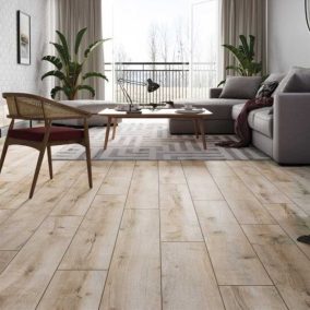 Classen Trend CLASSIC AQUA 4V Goldap Oak Medieval oak beige POOL 8 mm laminált padló, színek: barna (világos), szürke, barna, padlófűtéshez alkalmazható.