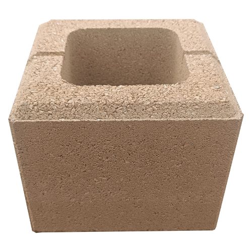 SW Háromkő Kerítéskő félkő dióbarna 20x20x16 cm (120 darab/raklap)