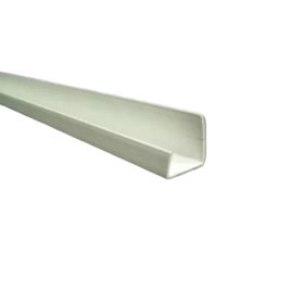   DK Profifix PVC Befogó profil (J profil) 12,5x20x3000 mm (50db/dob)