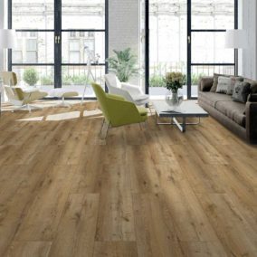 Classen Casa BASIC AQUA Prima Nashvi Summer oak natural 7 mm laminált padló, színek: barna (sötét), barna, padlófűtéshez alkalmazható.