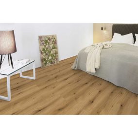 Kaindl CLASSIC AQUA Eiche Oak Evoke Crack 8 mm laminált padló, színek: szürke, barna (világos), barna, barna (sötét), padlófűtéshez alkalmazható.