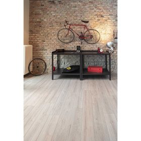 Kaindl PRÉMIUM AQUA Eiche Oak Claymono 12 mm laminált padló, színek: szürke, barna, padlófűtéshez alkalmazható.