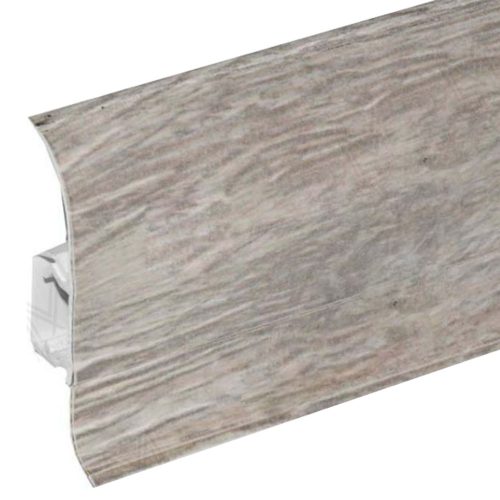 Salag NGF 56 mm PVC parketta szegélyléc gumis szegéllyel 2,50 m / szál Borostyán tölgy