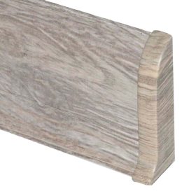   Salag NG 56 mm PVC parketta szegélyléc végzáró elem jobbos Borostyán tölgy