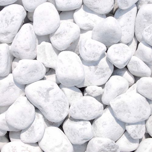 Scherf Márvány díszkavics carrarai fehér 40-60 mm 25 kg