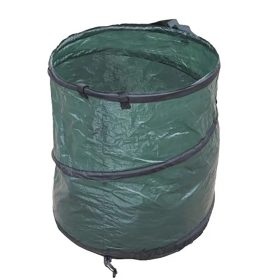 Lombgyűjtő zsák 100l,zöld, 50x48cm, spirál