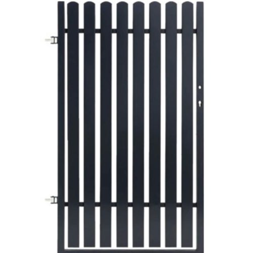 Polbram Nikki Kiskapu balos 0,9m, 1,5m magas, RAL 7016 antracit